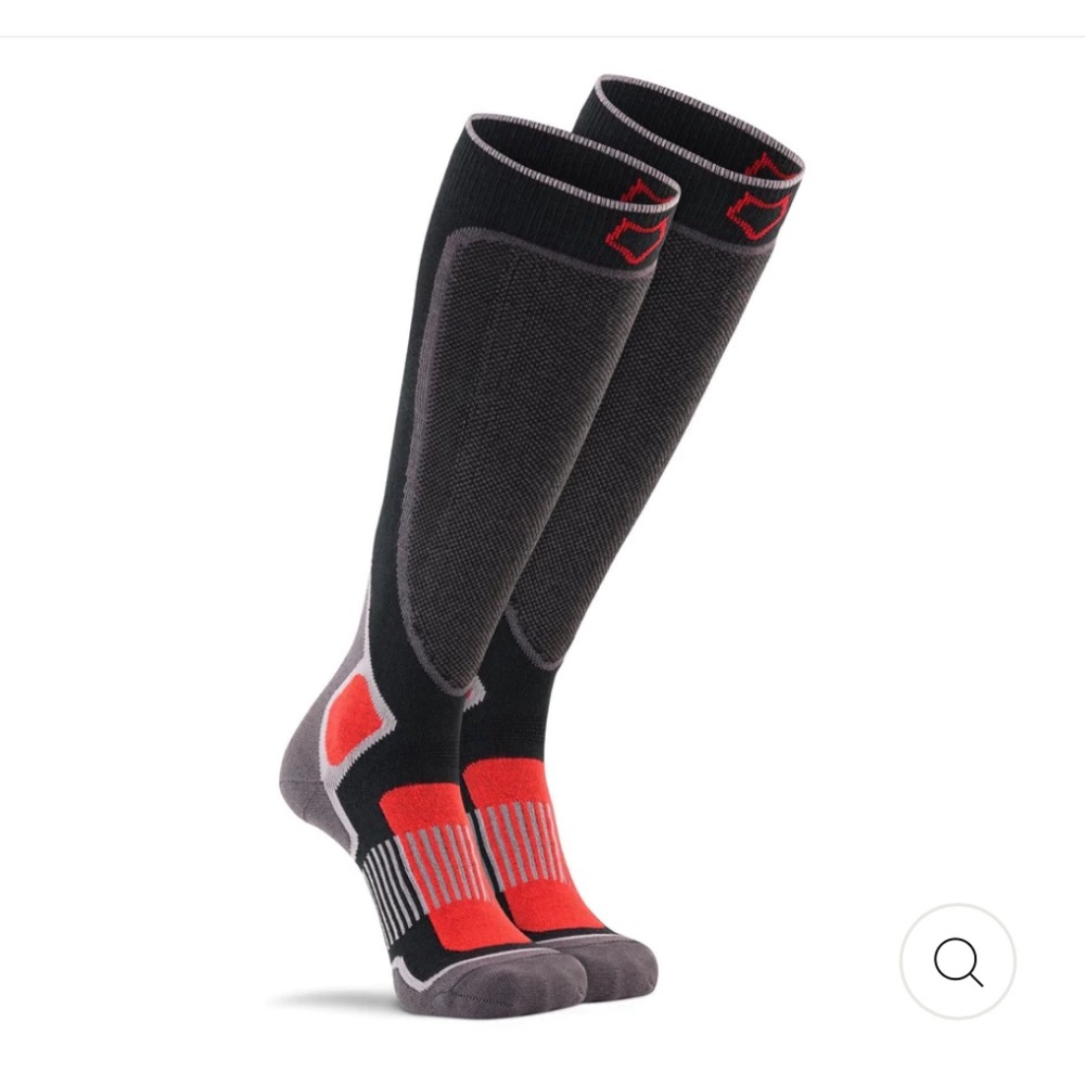 FOX RIVER Men’s Valdez Lightweight Over-the-Calf Ski and Snowboard Sock, Size M.
